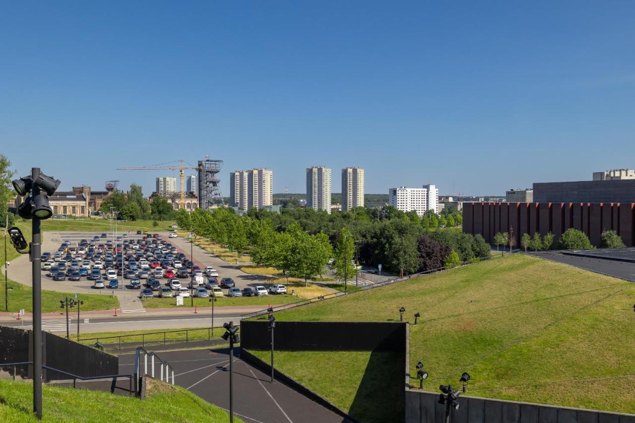Korfantego Stylish Apartment With City View Spodek Katowice By Noclegi Renters Eksteriør bilde